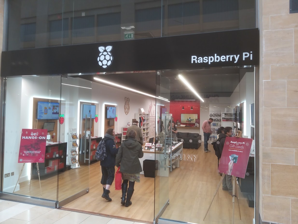Raspberry Pi butikken